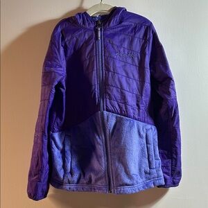 Columbia Two-Tone Purple Fleece Jacket‎